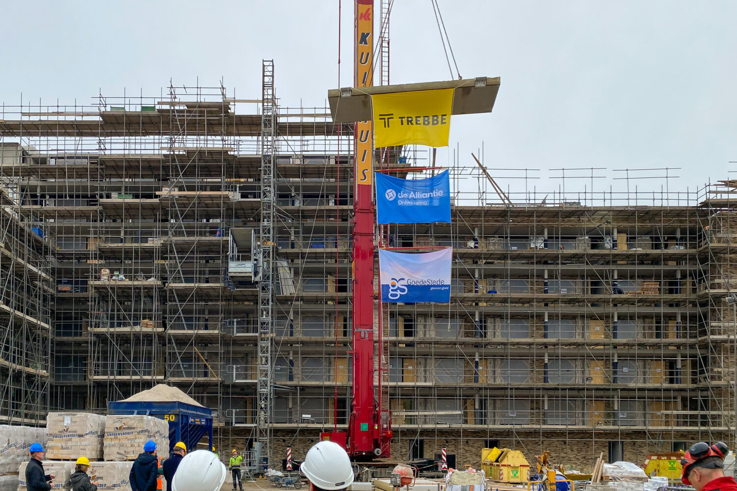 Hoogste punt Olympiakwartier Oost gevierd